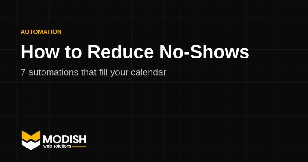 How to reduce no-shows with 7 easy automations