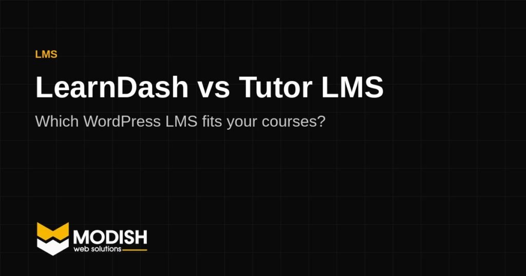 LearnDash vs Tutor LMS comparison